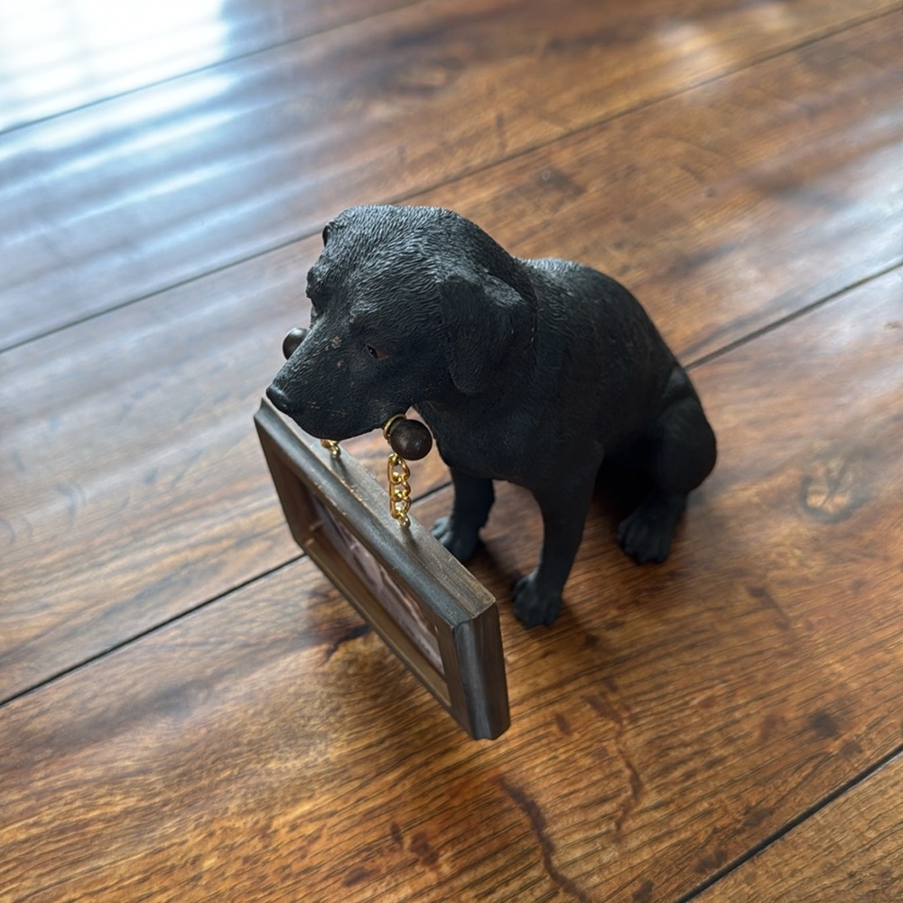 Black Dog Photo Holder - Picture 3 of 3